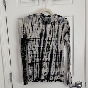 Proenza Schouler Long Sleeved Ikat Tie Dye Top size Small